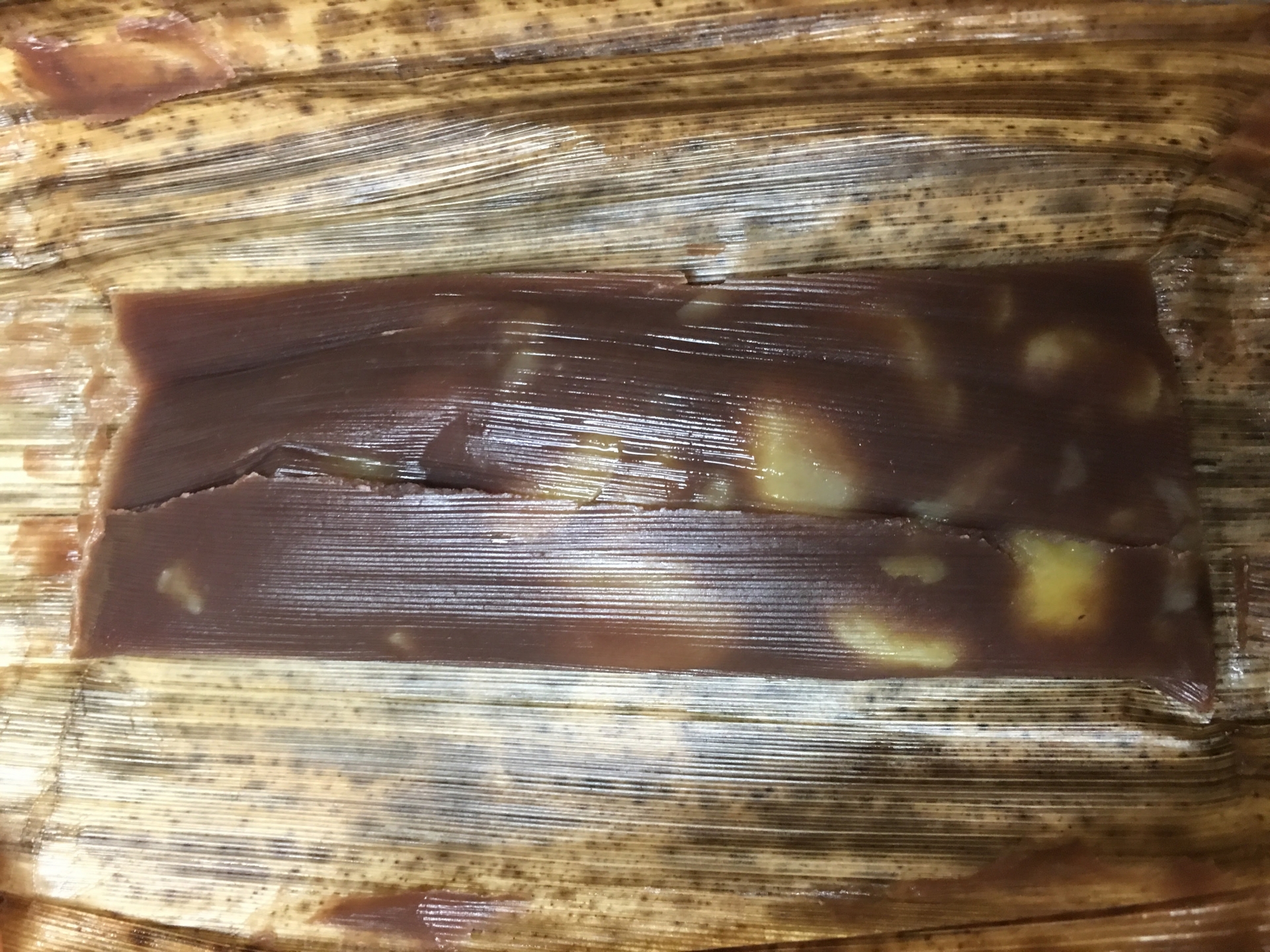 Kuri Mushi Yokan, steamed chestnut yokan featured in Tsuyura Chaya Episode 10
